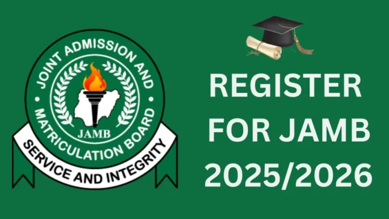 JAMB Form 2025/2026 is Out – How to Register Online | www.jamb.gov.ng